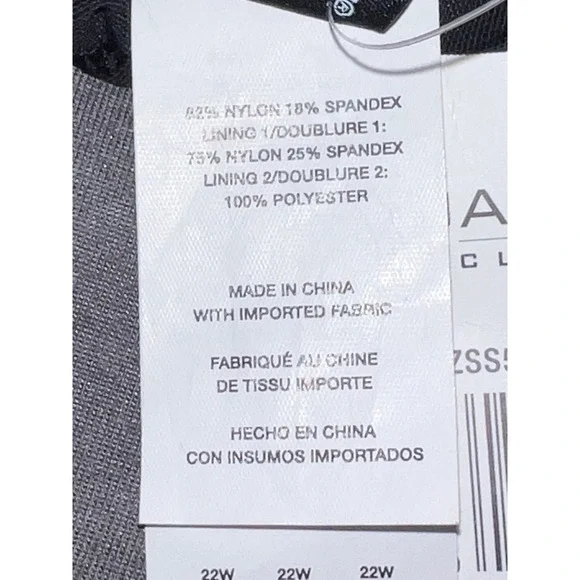 Jantzen Classics Womens Black Ruched One Piece Halter Swimsuit 22W JZSS5596 NEW - Picture 9 of 10